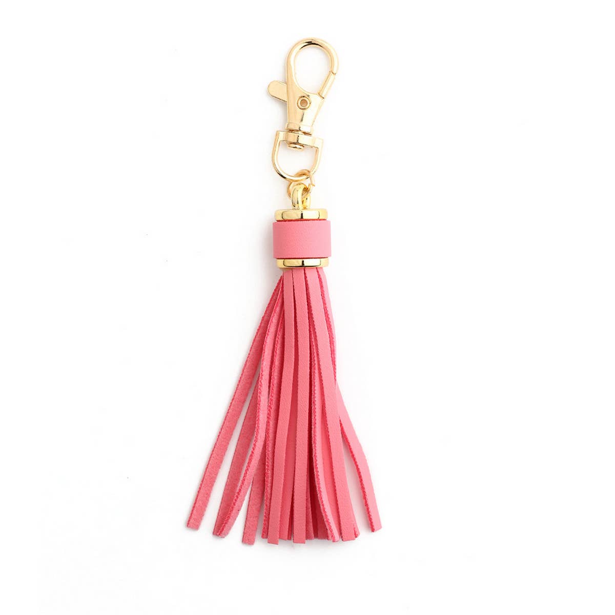Tassel Leather Keychain/Bag Charm