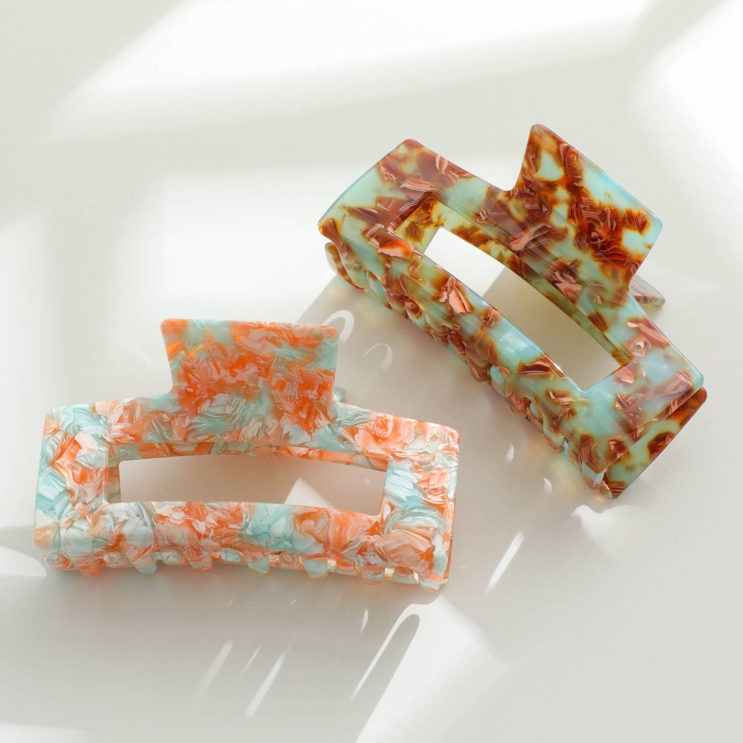 Sage | Large Rectangle Claw Clip