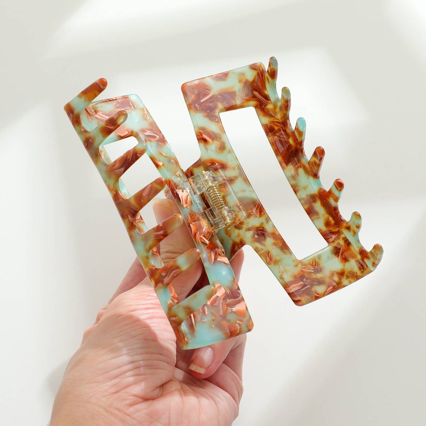Sage | Large Rectangle Claw Clip