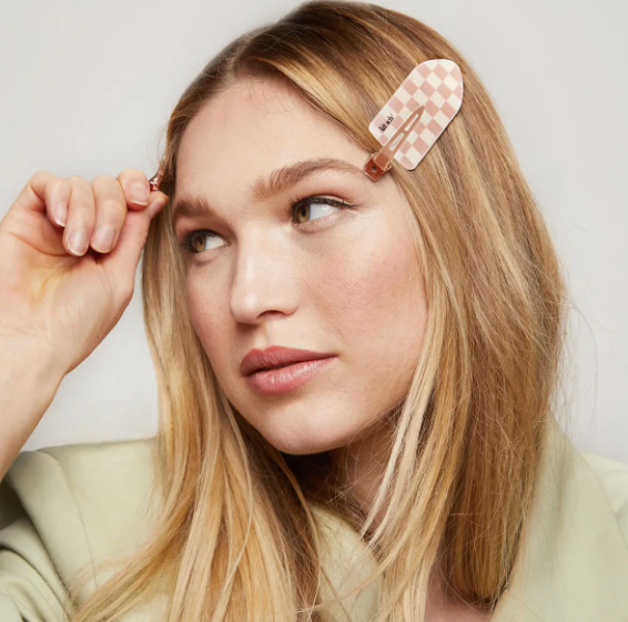 Xl Creaseless Clips 2pc Set -Terracotta