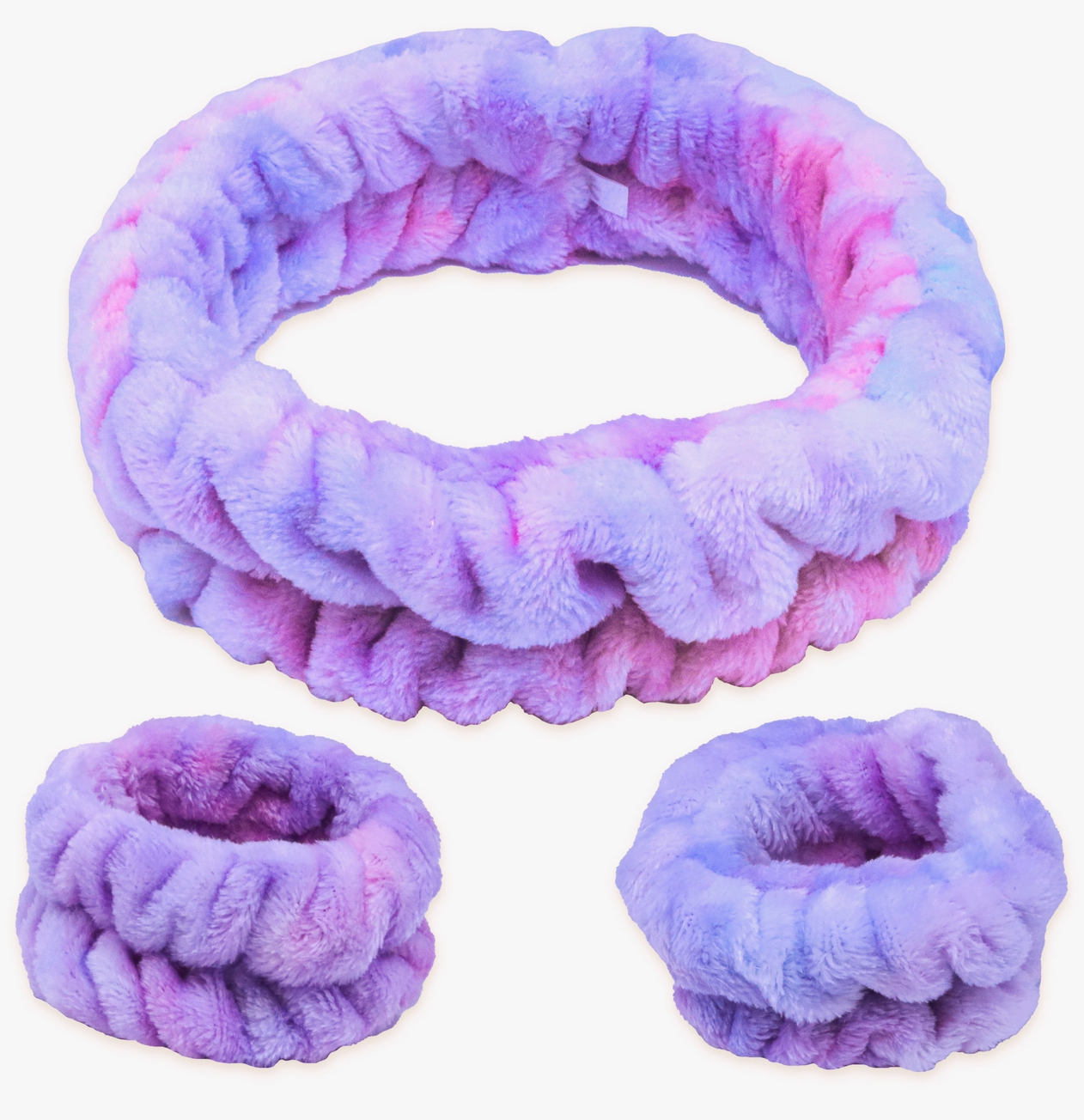 Wrist Washbands with Headband Set