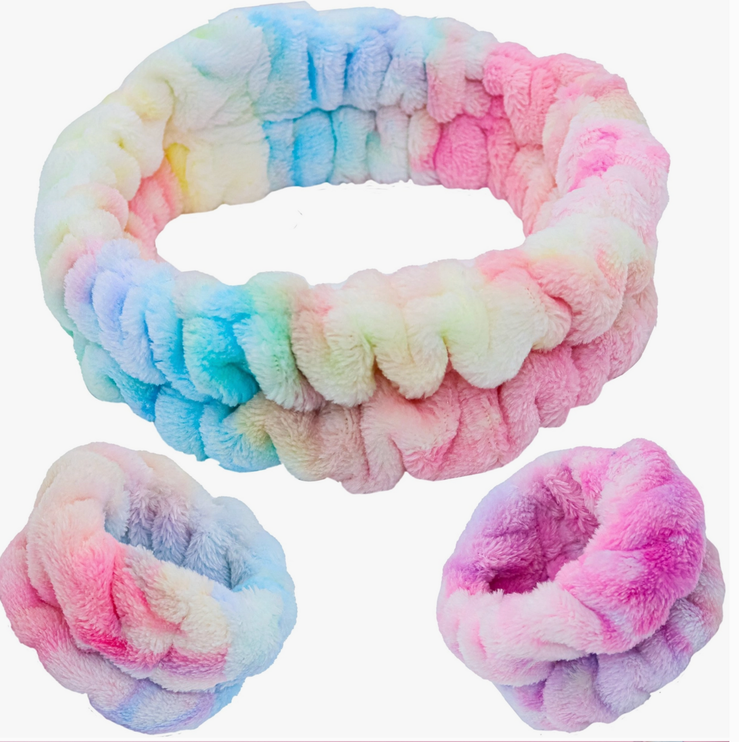 Wrist Washbands with Headband Set