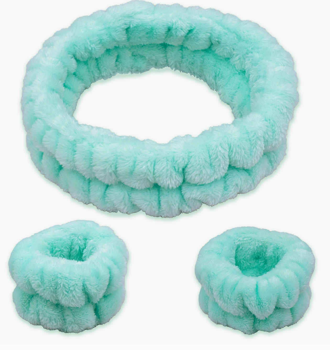 Wrist Washbands with Headband Set
