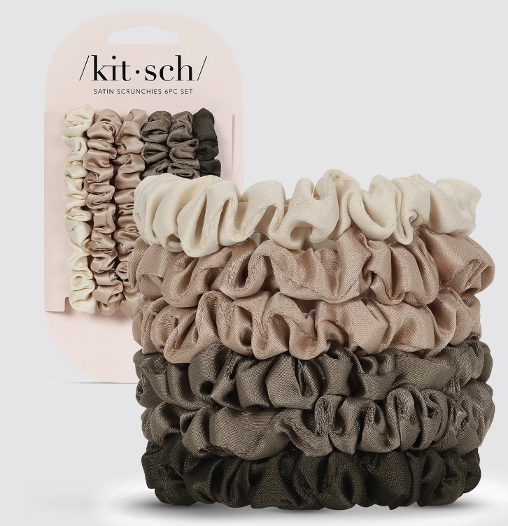 Kitsch Satin Scrunchies