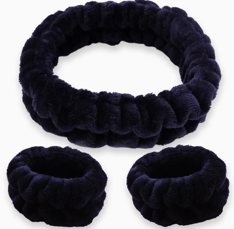 Wrist Washbands with Headband Set