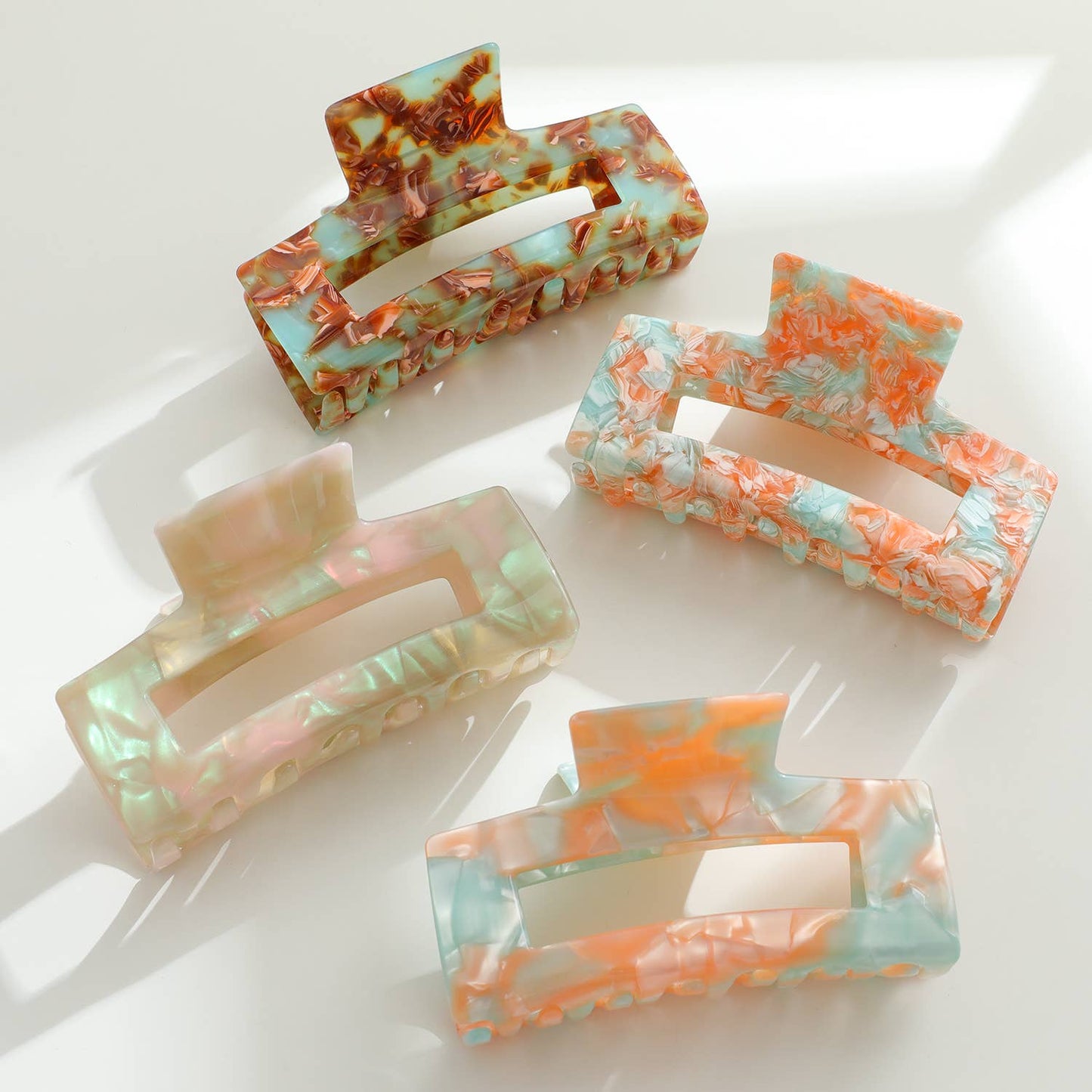 Sage | Large Rectangle Claw Clip