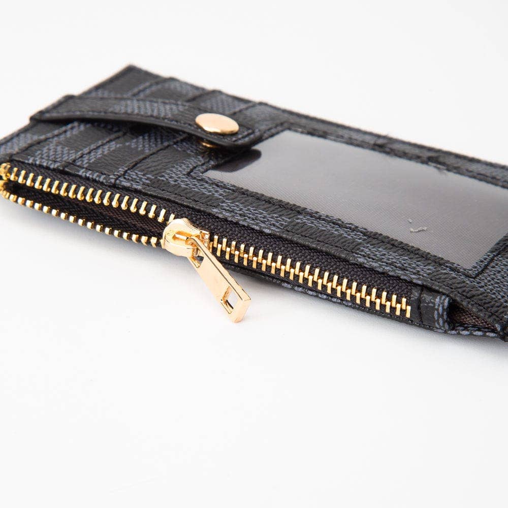 Checker Slim Cardholder Wallet Wristlet