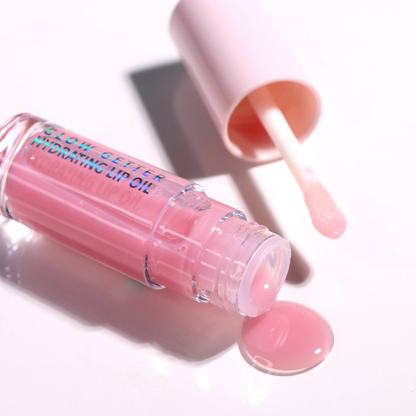 Glow Getter Hydrating Lip Oil, BUBBLE PINK