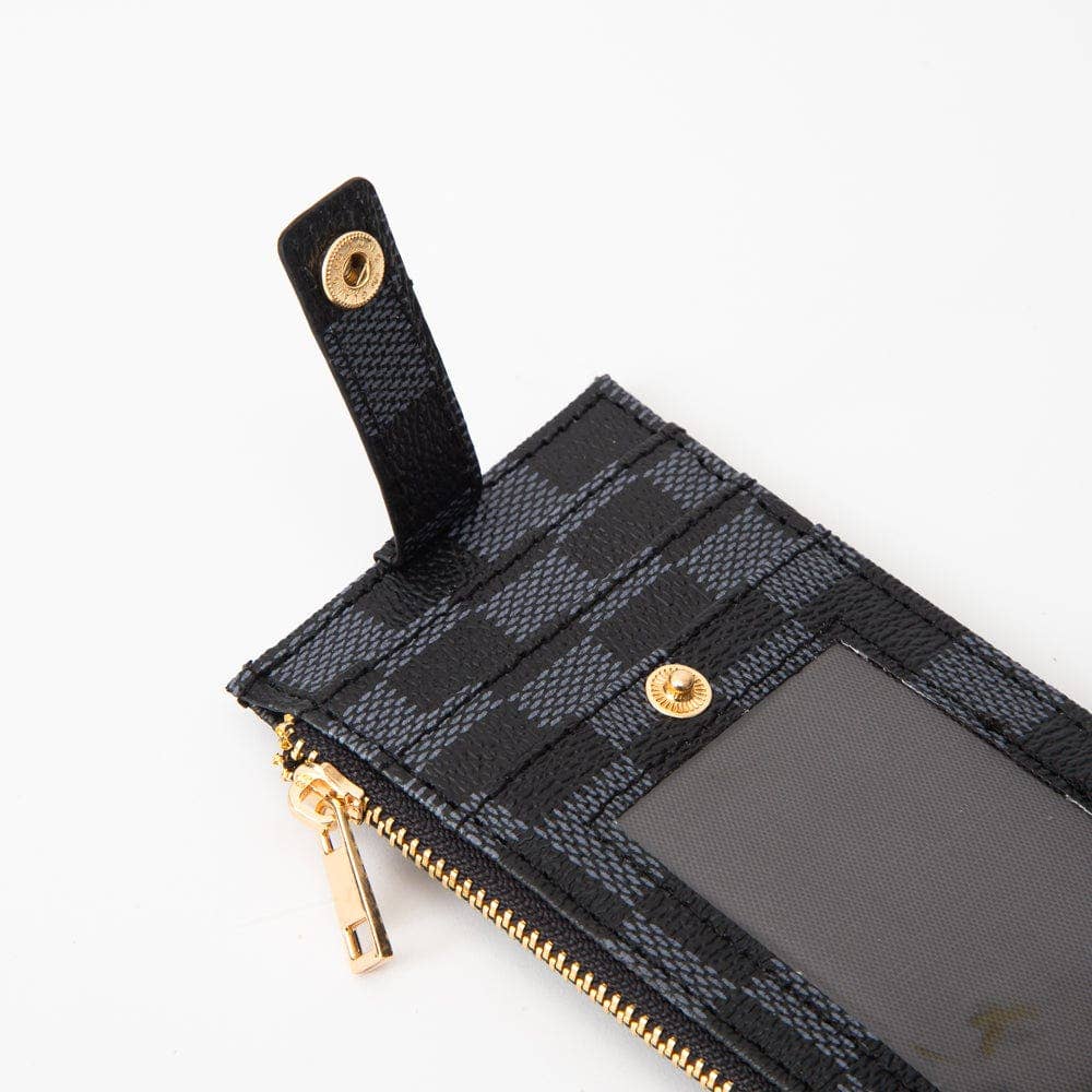 Checker Slim Cardholder Wallet Wristlet