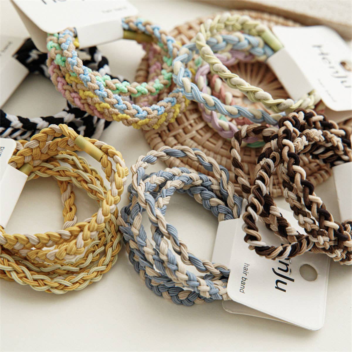 Candy Color Twisted Hair Ties