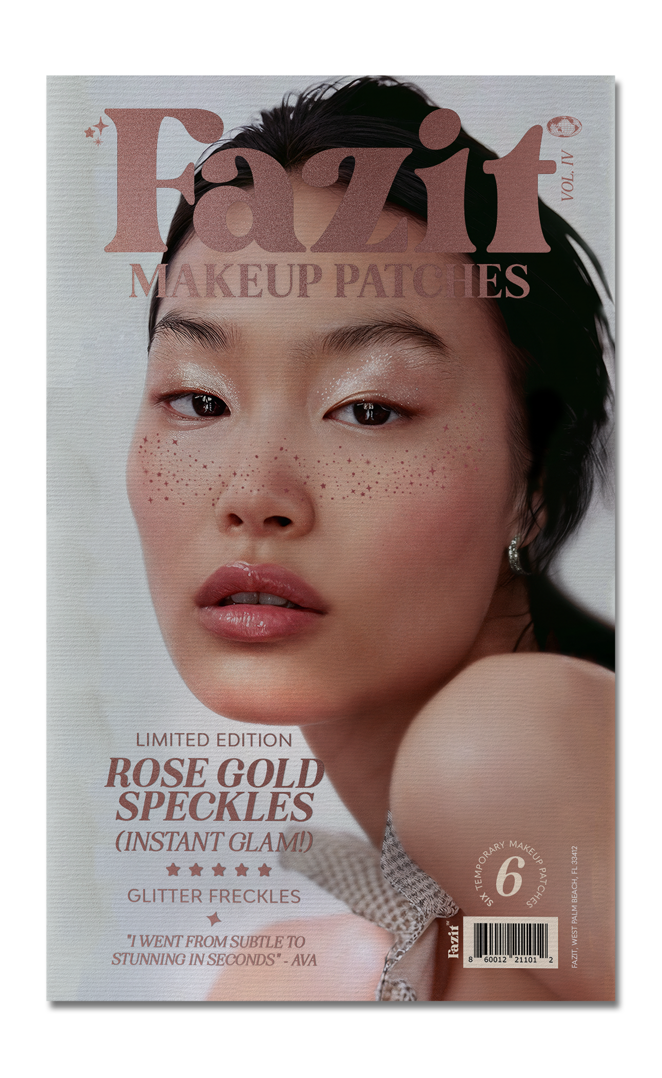 Fazit Rose Gold Stardust Speckles Makeup Patches