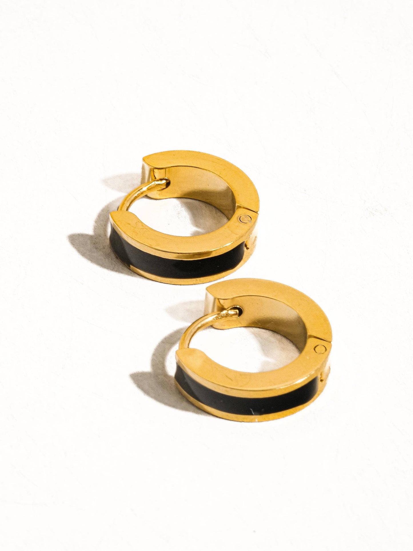 Etta 18K Non-Tarnish Colored Hoop Earring