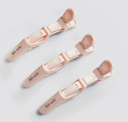 No Slip Crocodile Clip 3pc - Blush