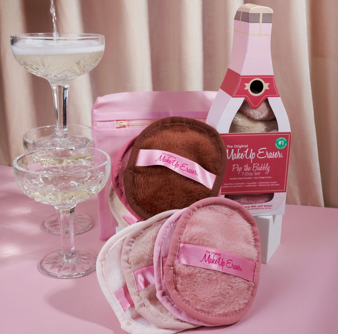 Pop the Bubbly Makeup Eraser 7-Day Set