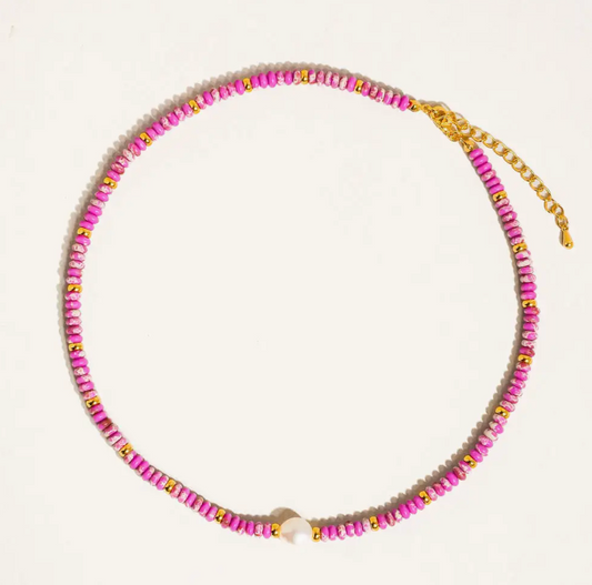 Millie Beaded Pearl Necklace