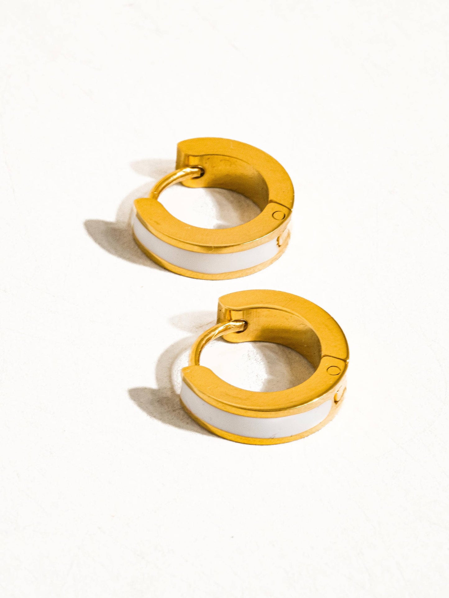 Etta 18K Non-Tarnish Colored Hoop Earring