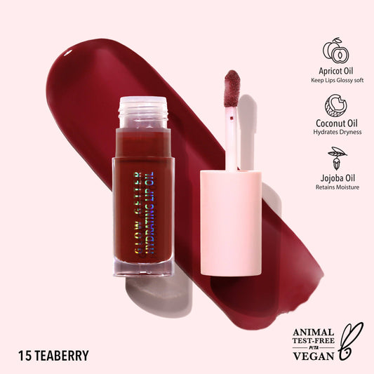 Glow Getter Hydrating Lip Oil , Teaberry