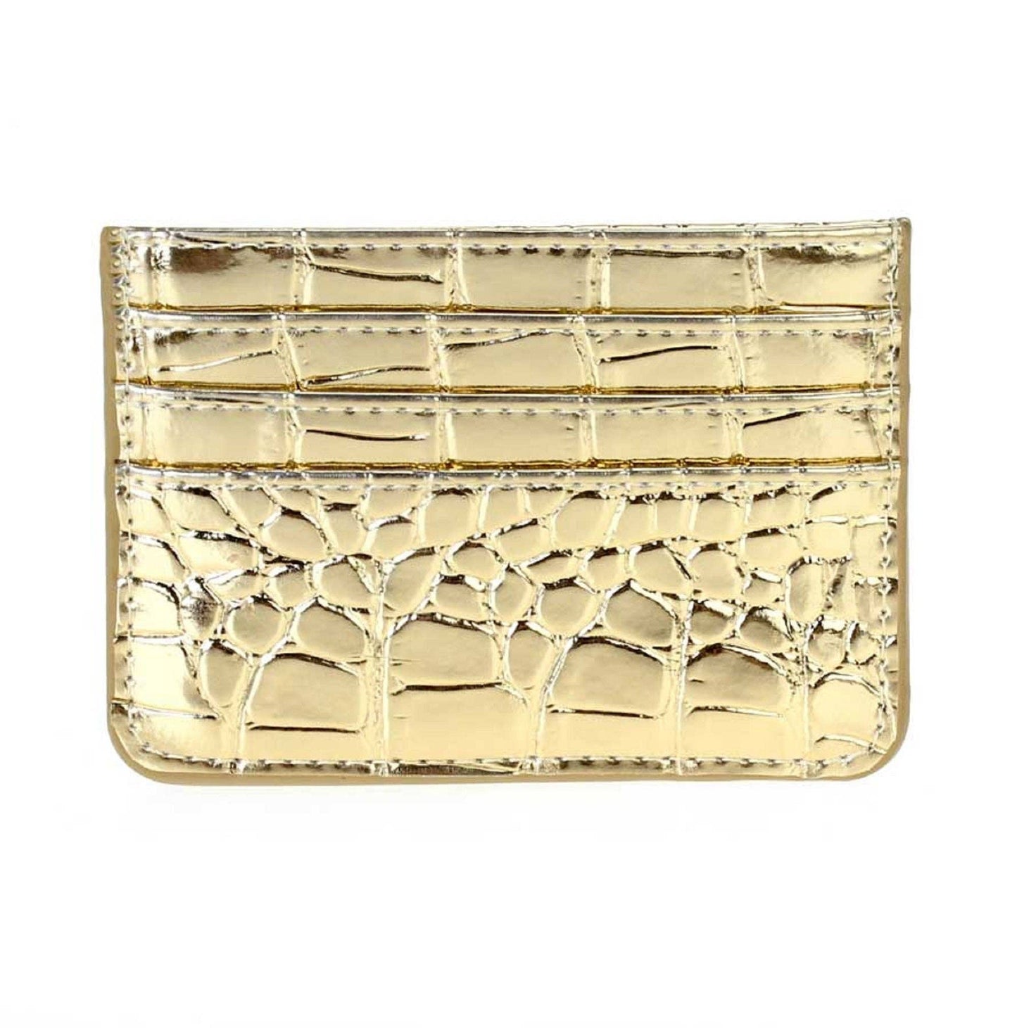 Crocodile Skin Slim Cardholder/Wallet