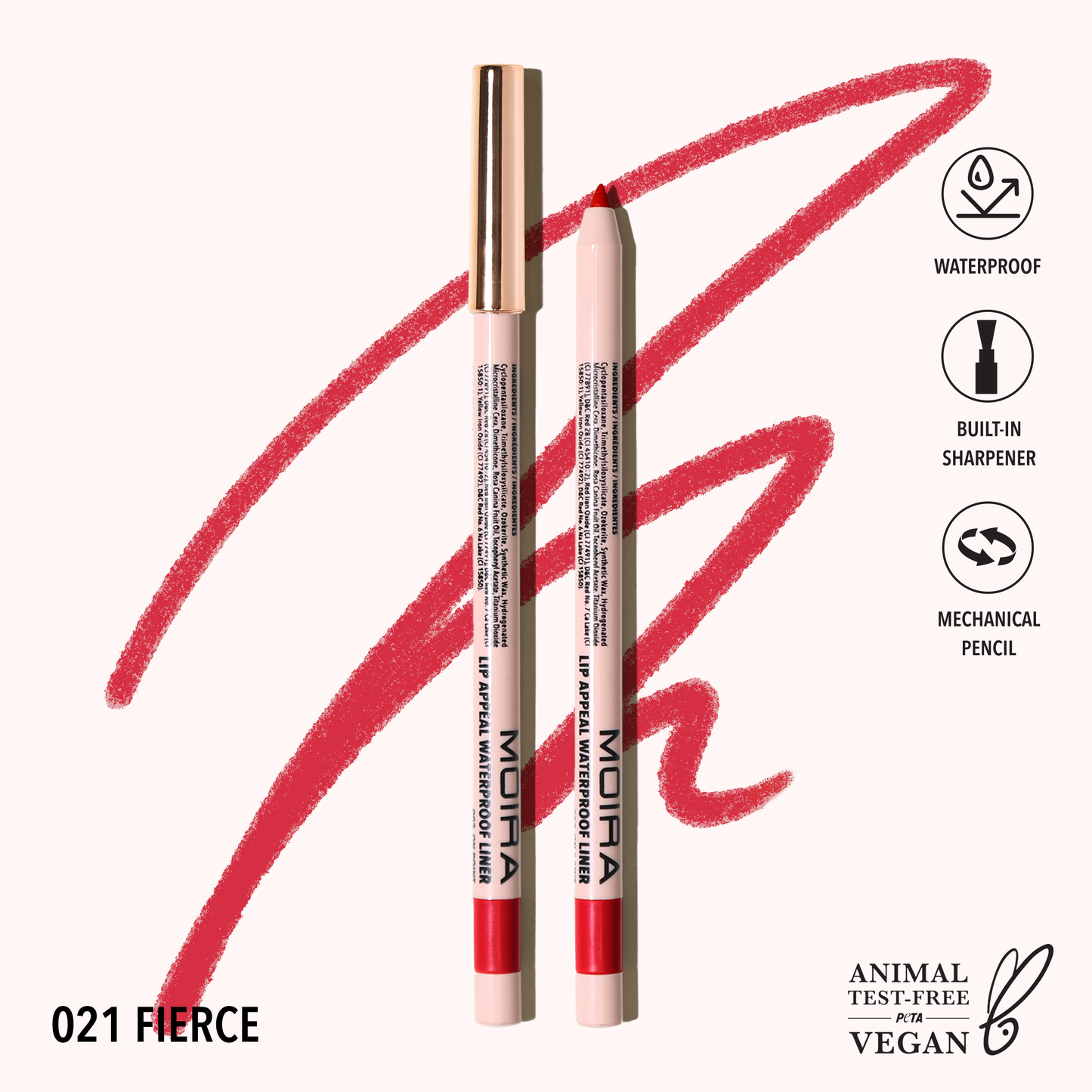 Lip Appeal Waterproof Liner, Fierce