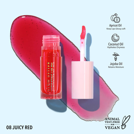 Glow Getter Hydrating Lip Oil, Juicy Red