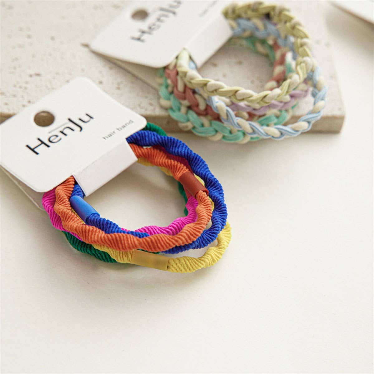 Candy Color Twisted Hair Ties