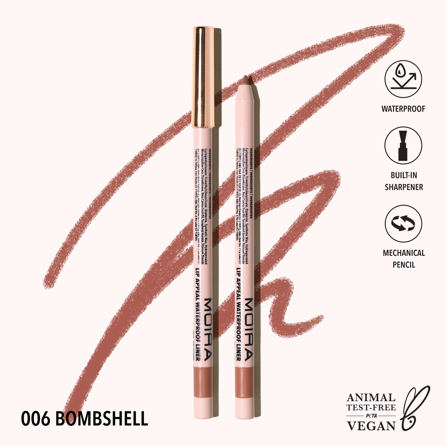 Lip Appeal Waterproof Liner , Bombshell