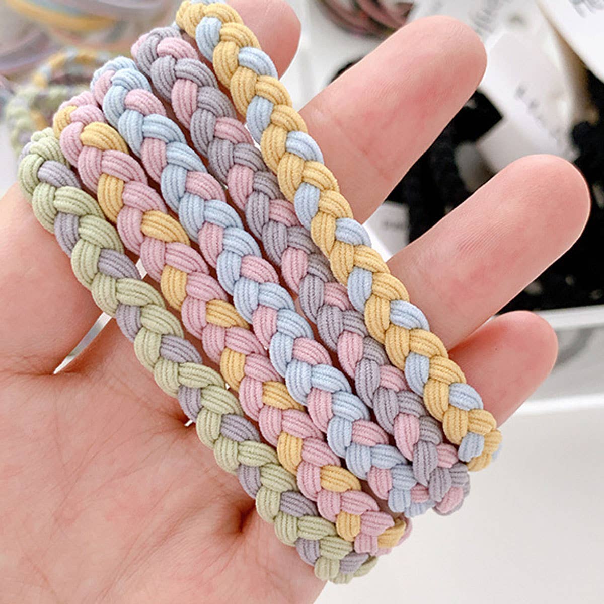 Candy Color Twisted Hair Ties